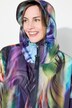 Funktions-Regencape, Unisex, Print, Kapuze