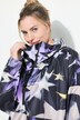 Funksjons-regnkappe, unisex, trykk, hette