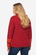 Jacquard trui, lange mouwen, ronde hals