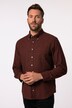 Chemise en flanelle JP 1880 à manches longues et col à pointes boutonnées, coupe Modern Fit - jusqu'au 8 XL