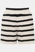 Jerseyshortsit Loose Fit, raitoja, joustovyötärö