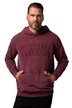Mikina s kapucí JP1880, tepláková, vintage vzhled, nášivky, do 8XL