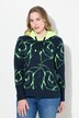 Sweatpullover, hette, lange ermer, heldekkende trykk, OEKO-TEX Made in Green