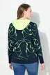 Sweatpullover, hette, lange ermer, heldekkende trykk, OEKO-TEX Made in Green