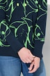Sweatpullover, hette, lange ermer, heldekkende trykk, OEKO-TEX Made in Green