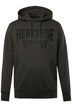 Mikina s kapucí JP1880, potisk na hrudi, vintage vzhled, do 8XL