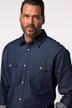 JP 1880 Jeanshemd, Langarm, Kentkragen, Modern Fit, bis 8 XL