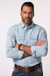 Chemise en jean JP 1880, manches longues et col Kent, coupe Modern Fit - jusqu'au 8 XL