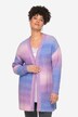 Cardigan, farvegradient, åben form, lange ærmer