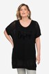 Genser, oversized, Ajour-strikket, ENJOY, V-hals