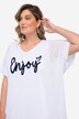 Genser, oversized, Ajour-strikket, ENJOY, V-hals