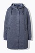 Veste en maille polaire à capuche, fermeture zippée à double sens