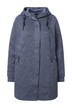 Bunda z pleteného flísu, kapuce, dvoucestný zip, kapsy na zip