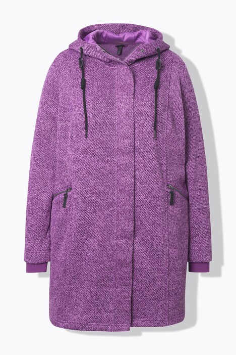 Knit Fleece-Lined Jacket