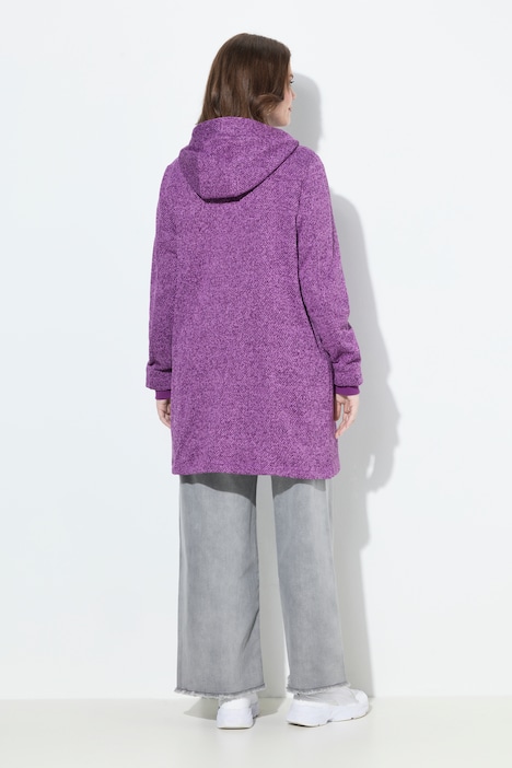 Knit Fleece-Lined Jacket
