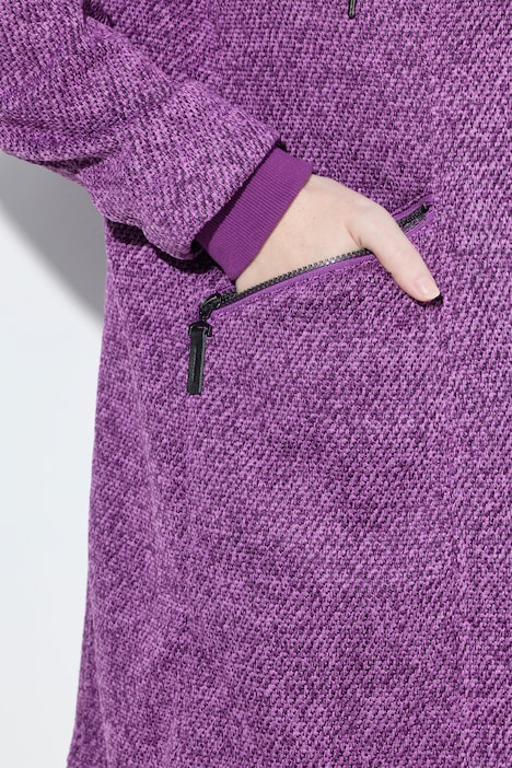 Knit Fleece-Lined Jacket