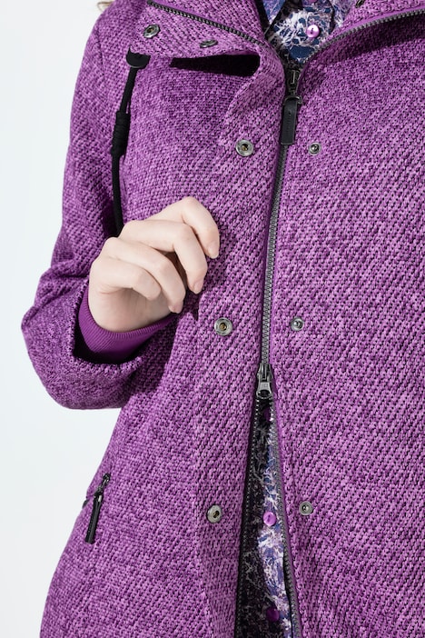 Knit Fleece-Lined Jacket