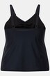 Bellieva-Tankini, striber, uden softcups, bred linning