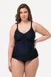 Bellieva-Tankini, striber, uden softcups, bred linning