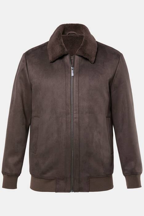 JP AWARE bomberjack, lederlook, teddyvoering, GRS-gecertificeerde materialen, tot 7XL