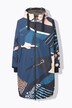 Funktionsmantel, oversized, 2-Wege-Zipper, Teddyfutter