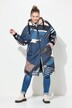 Funktionsmantel, oversized, 2-Wege-Zipper, Teddyfutter