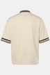 STHUGE T-skjorte, halvermet, oversized, brysttrykk, college-krage, opp til 8 XL