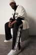 Pantalon en molleton STHUGE, taille élastique, coupe Relaxed Fit - jusqu'au 8 XL
