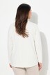 T-shirt avec étoiles et bords roulottés, décolleté en V et manches longues, coupe évasée