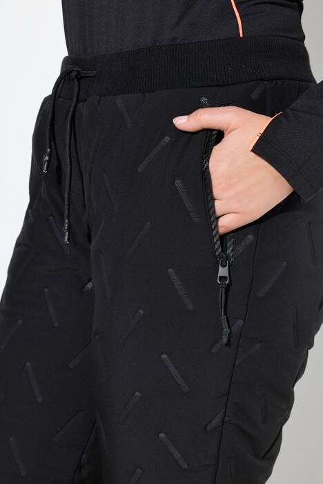 Functionele joggingbroek, ritszakken, geribbelde zoom, stretch