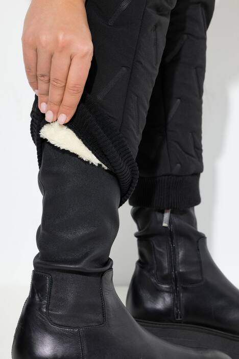 Functionele joggingbroek, ritszakken, geribbelde zoom, stretch
