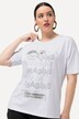 T-shirt, Imagine, siersteentjes, ronde hals, korte mouwen