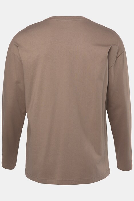 Langarmshirt, Basic, oversized, bis 8 XL