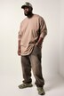 Langarmshirt, Basic, oversized, bis 8 XL