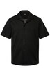 STHUGE žerzejová košile FLEXLASTIC®, krátké rukávy, elegantní pruhy, Cuba límeček, Modern střih, do 8XL