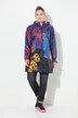 Functionele regenjas, capuchon, zipper, verborgen zakken