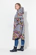 Functionele regencape, unisex, print, capuchon