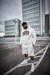 Bermuda en molleton STHUGE, taille élastique et coupe Loose Fit - jusqu'au 8 XL