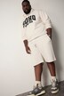 Bermuda en molleton STHUGE, taille élastique et coupe Loose Fit - jusqu'au 8 XL