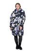 Funkční bunda, oversize, teddy podšívka, kapuce, dvoucestný zip