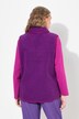 Teddy-bodywarmer, opstaande kraag, 2-wegrits, mouwloos