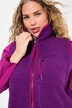 Teddy-bodywarmer, opstaande kraag, 2-wegrits, mouwloos