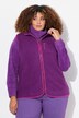 Teddy-bodywarmer, opstaande kraag, 2-wegrits, mouwloos