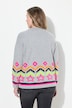 Jacquard trui, turtleneck, lange mouwen