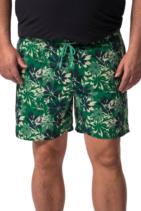 Plavecké šortky Men+, plošný potisk, elastický pas, do 8XL
