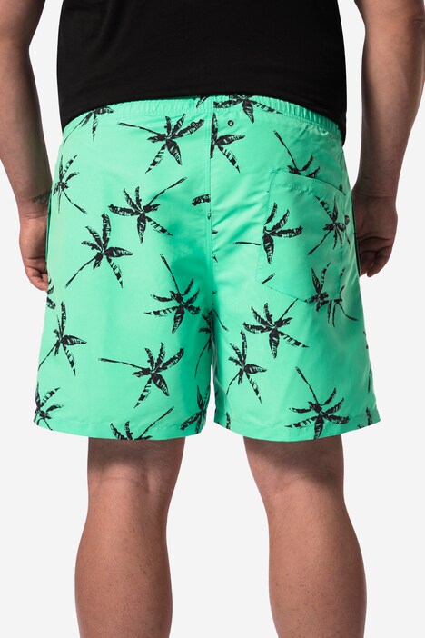 Short de bain Men+, imprimé all-over, taille élastique - jusqu'à 8 XL