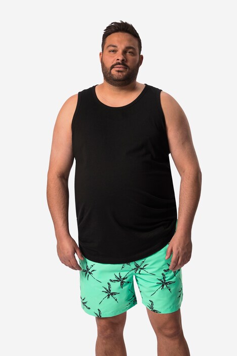 Short de bain Men+, imprimé all-over, taille élastique - jusqu'à 8 XL
