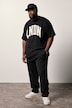 Camiseta STHUGE, media manga, oversize, estampado en el pecho, hasta la talla 8 XL