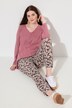 Leggings, blade, pynteknapper, økologisk bomuld