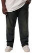 STHUGE džíny, Bauchfit, baggy fit, dirty denim, 5 kapes, do vel. 72